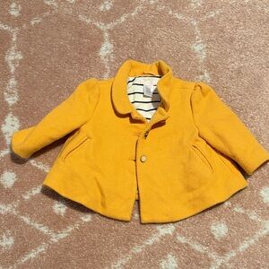 Janie and Jack yellow coat